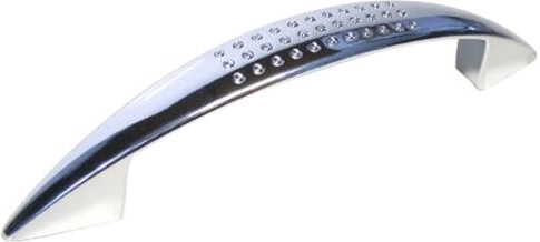 Tirador para muebles JAMO 96, cromo brillante