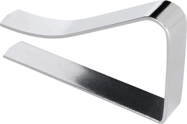 Pinza metálica para mantel - 1 unidad
