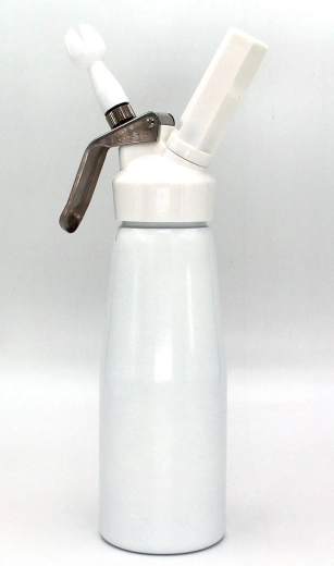 Botella para nata montada 0,5 l blanca LISS Home Chef