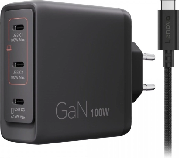 Cargador de viaje ideal con potencia de hasta 100 W