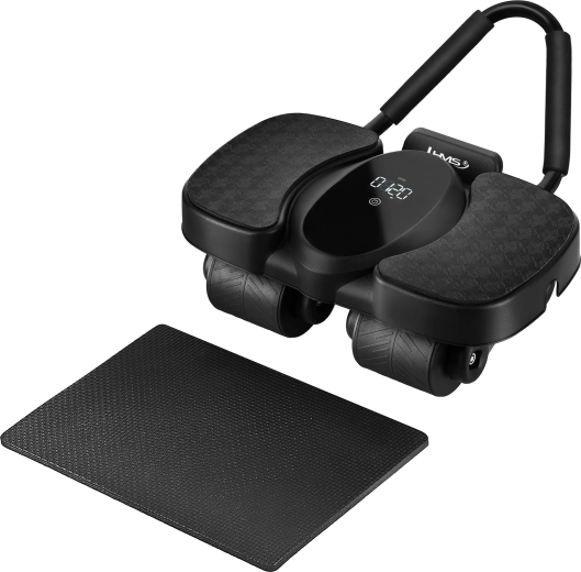 Rodillo abdominal de entrenamiento con retorno automático HMS KA40