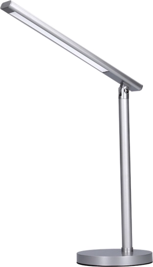 Lámpara de mesa LED Solight de 7 W regulable con cambio de temperatura de color, plateada