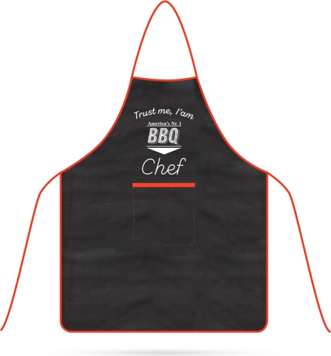 Delantal para barbacoa con bolsillo 61 × 75,5 cm
