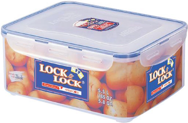 Recipiente para alimentos Lock rectangular 5,5 l