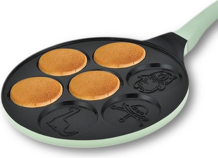 7 cavidades para mini tortitas a la vez
