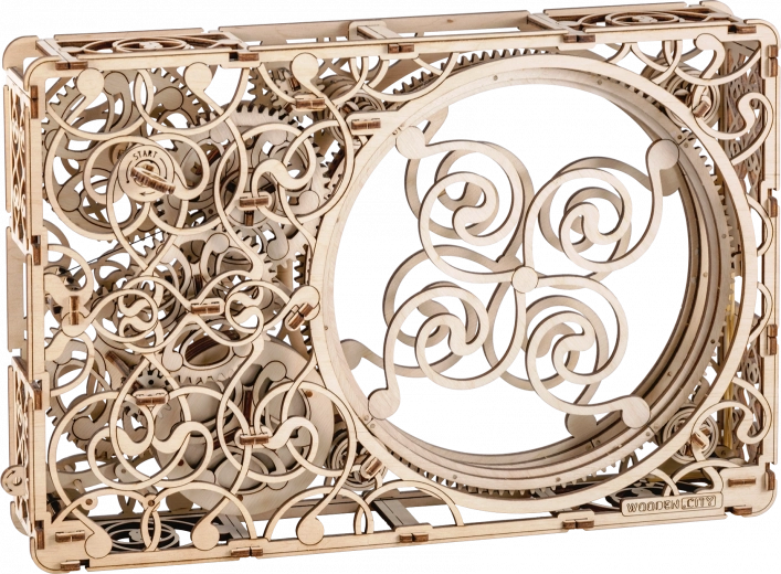 Cuadro mecánico - puzzle 3D de madera