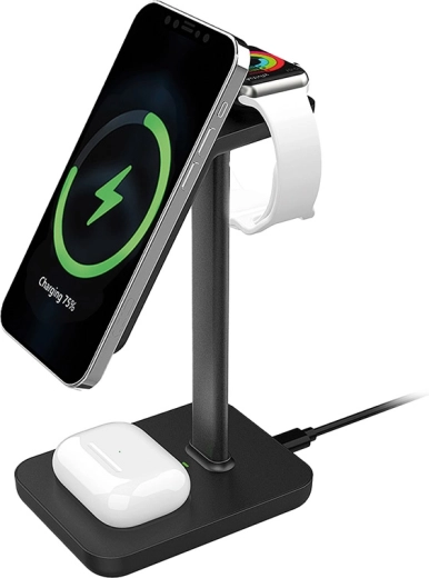 Compatibilidad con Qi2 y MagSafe para una sujeción rápida y precisa