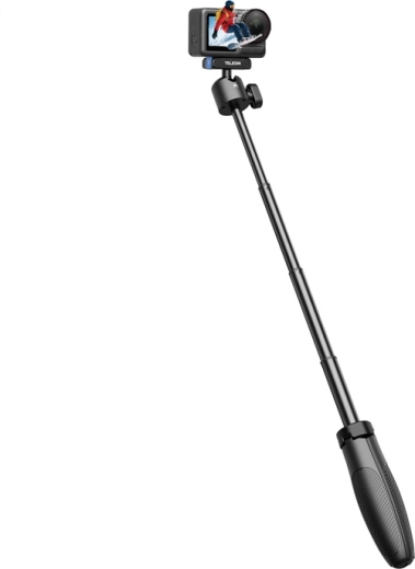 Diseño telescópico de 17–44 cm