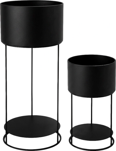 Metal negro mate resistente
