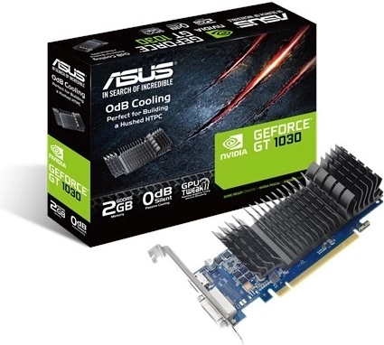 Tarjeta gráfica ASUS GT 1030 con refrigeración pasiva