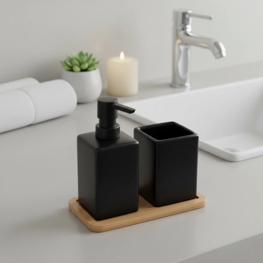 Orden con estilo en el lavabo