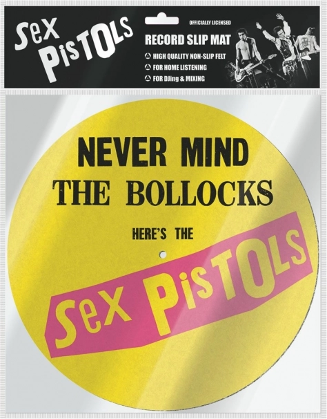 Alfombrilla para tocadiscos con motivo de Sex Pistols