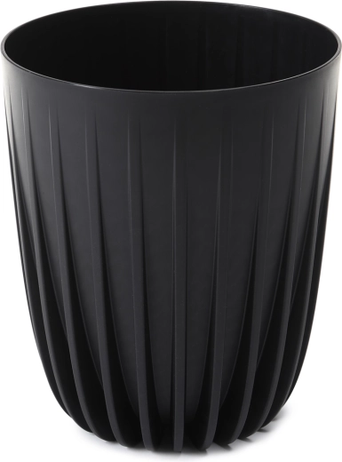 Maceta Mira 14,5 cm eco recycled negra