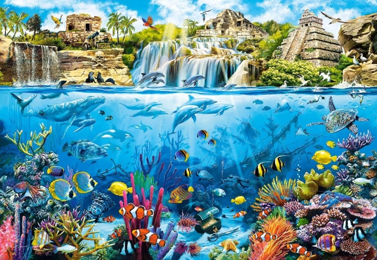 Puzzle de 1500 piezas – Isla pirata: Arrecife de coral