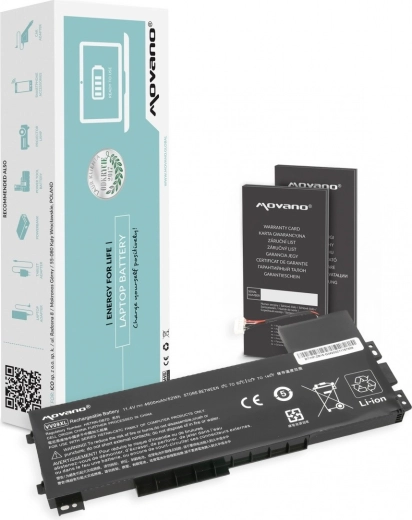 Batería Movano VV09XL para HP ZBook 15 G3 / 15 G4 (52 Wh, 4600 mAh)