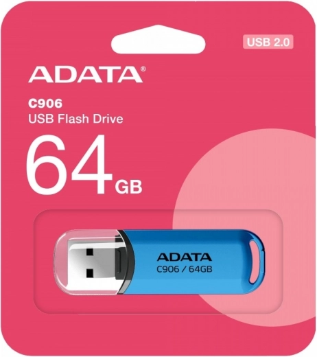Pendrive ADATA Classic C906 64GB USB2.0 azul