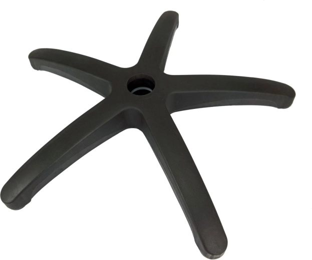 Base de nylon para silla de oficina negra, 64 cm