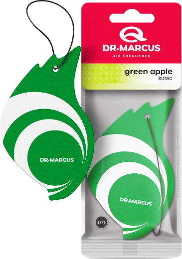 Ambientador colgante para coche Dr. Marcus Sonic, manzana verde