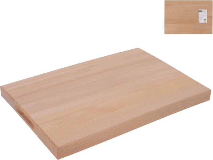 Tabla de cortar de madera de cocina 50 × 35 cm