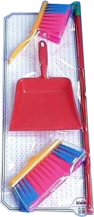 Set de escoba, cepillo y recogedor Klein