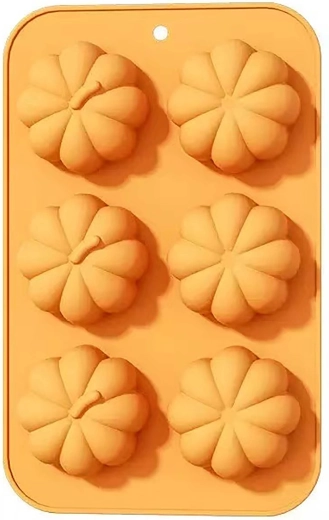 Molde de silicona calabaza naranja 27 × 17 × 3 cm
