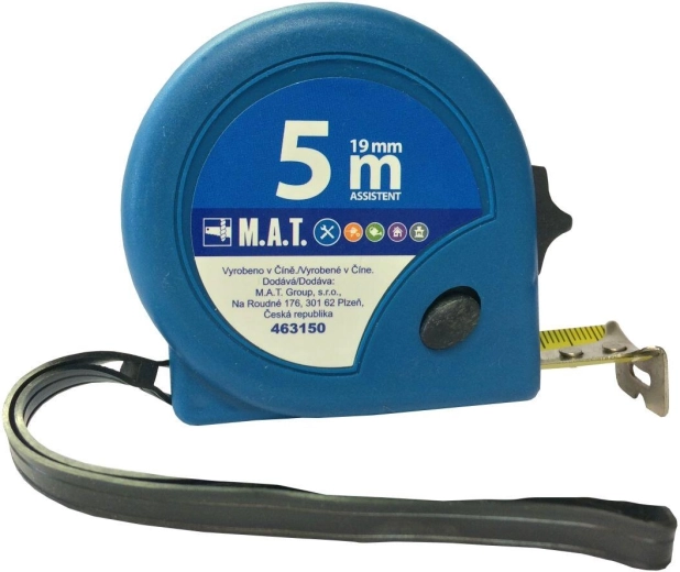 Cinta métrica retráctil 5 m × 19 mm ASSISTENT