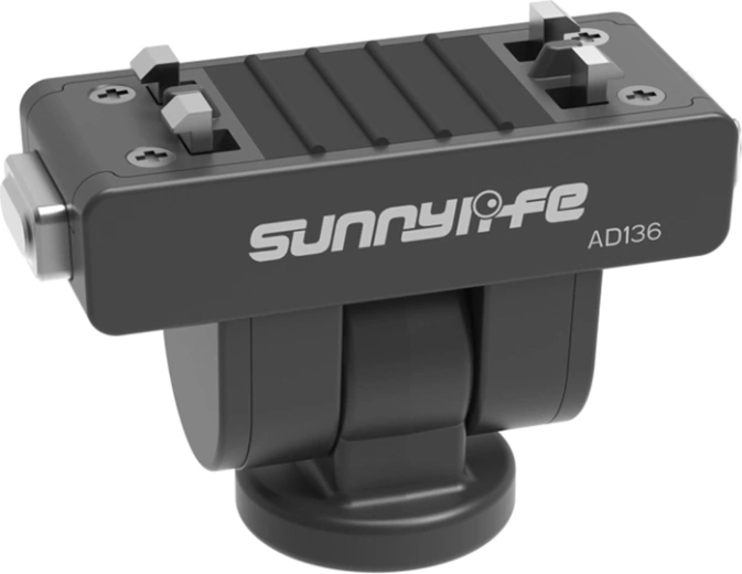 Adaptador de liberación rápida Sunnylife 1/4" con giro de 180° para Insta360 X4 Air, X5 y Ace