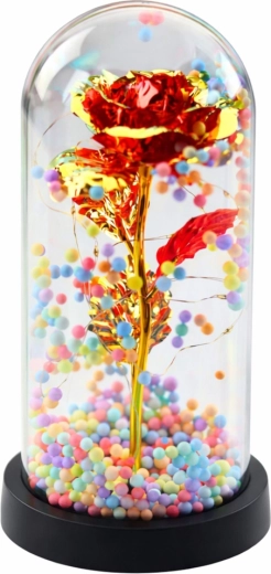 Decoración romántica con rosa eterna