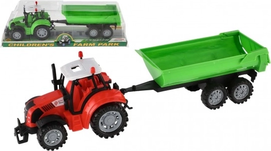 Tractor con remolque para niños