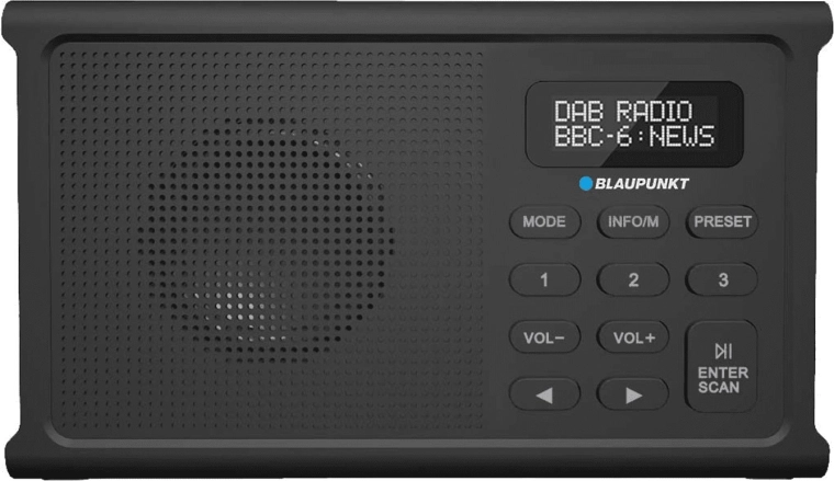 Radio digital portátil Blaupunkt DR3BK DAB+