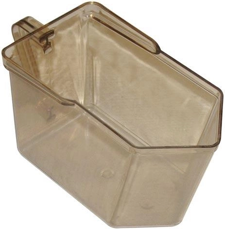Dispensador para encimera de cocina, color ahumado, 10 × 12 × 19,5 cm