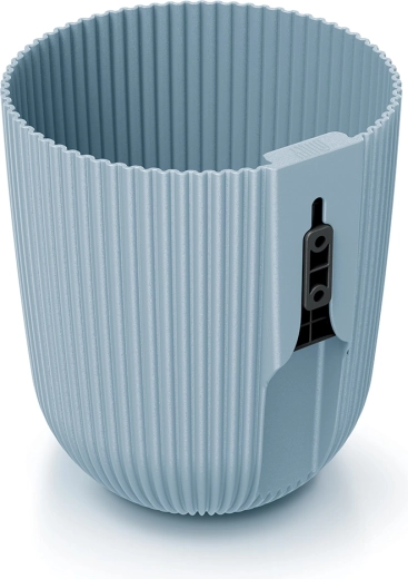 Macetero colgante de pared Milly Wall 14,6 cm gris claro