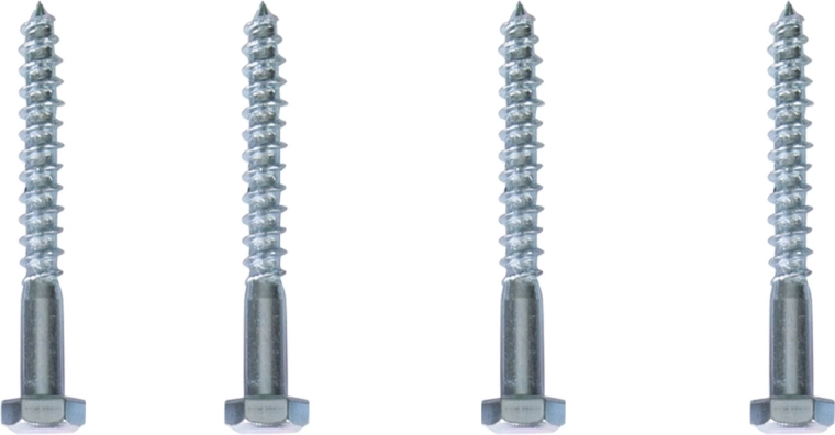 Tornillos incluidos para superficies de madera