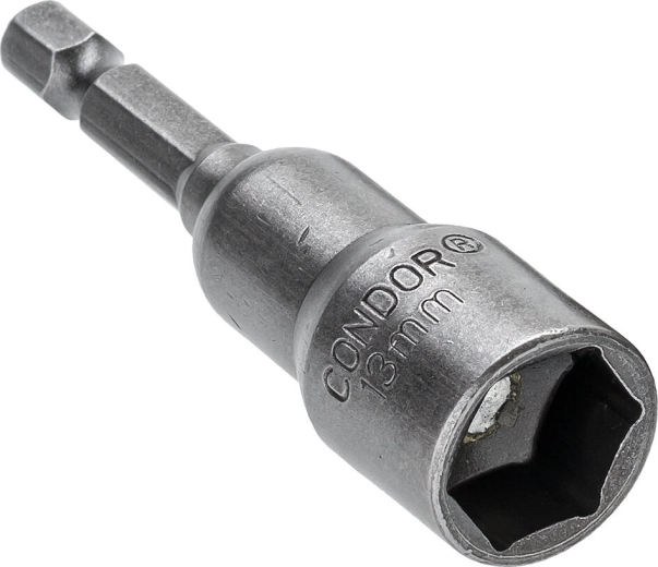 Adaptador magnético hexagonal 1/4" 13 mm