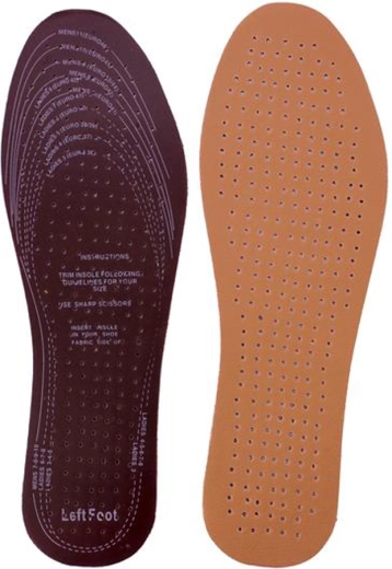 Plantillas para zapatos de imitación de cuero – 1 par