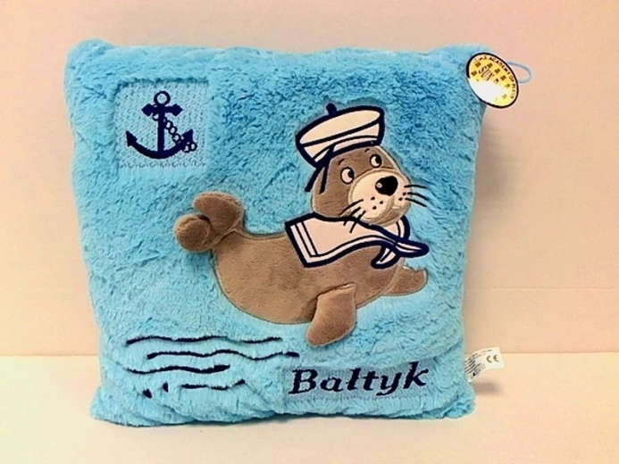 Cojín decorativo Bałtyk foca (tulén) bicolor