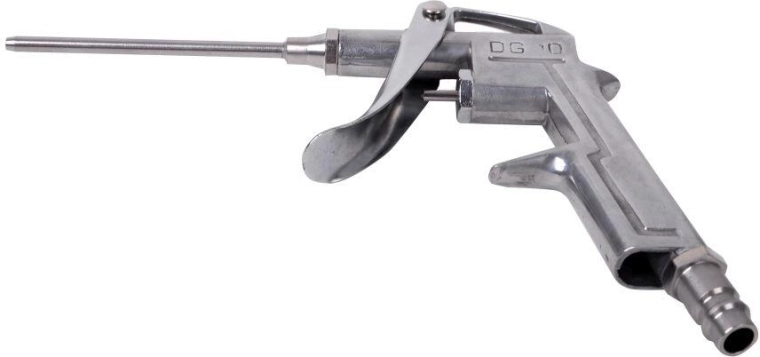 Pistola de soplado con boquilla larga