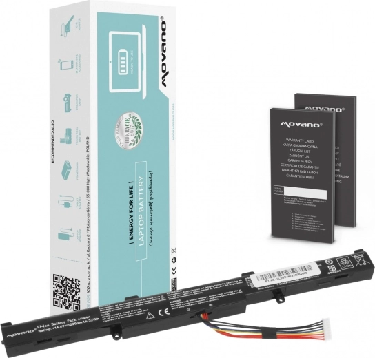 Batería Movano A41N1611 para Asus ROG GL553 y GL753