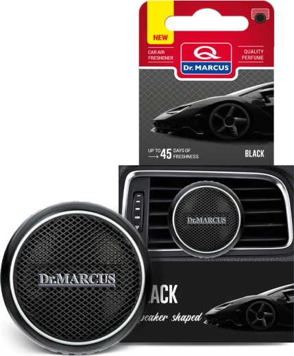 Ambientador de coche Dr. Marcus con forma de altavoz Black