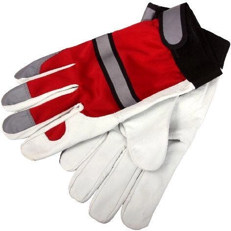 Guantes de trabajo MECHANIK de nylon y piel de cerdo, talla 10