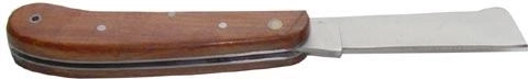 Cuchillo de injertar de jardín con hoja de acero inoxidable de 110 mm