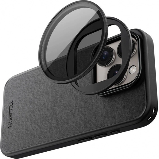 Filtro CPL 58 mm TELESIN para iPhone 15 Pro / Pro Max