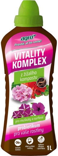 Agro Vitality Komplex para geranios y surfinías – probiótico 1 l