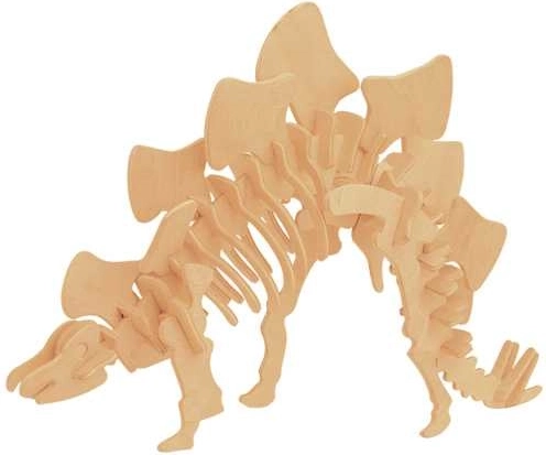 Woodcraft rompecabezas 3D de madera Stegosaurus