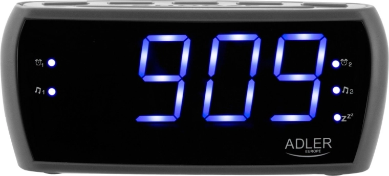 Radio despertador con radio FM/AM y gran pantalla LED ADLER AD 1121 S