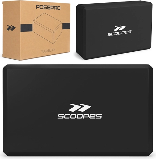 PosePro bloque de yoga negro - 1 unidad