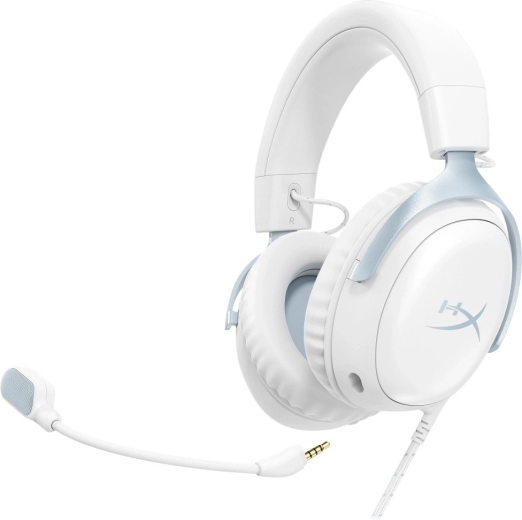 Auriculares gaming HyperX Cloud III blanco-azul