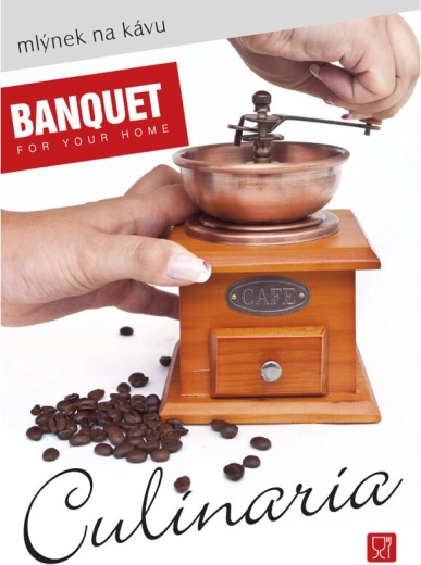 Molino de café manual Culinaria – madera y metal