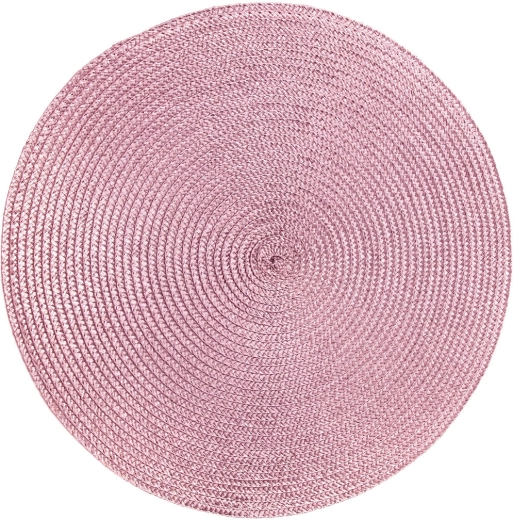 Mantel individual redondo TONDO 38 cm rosa