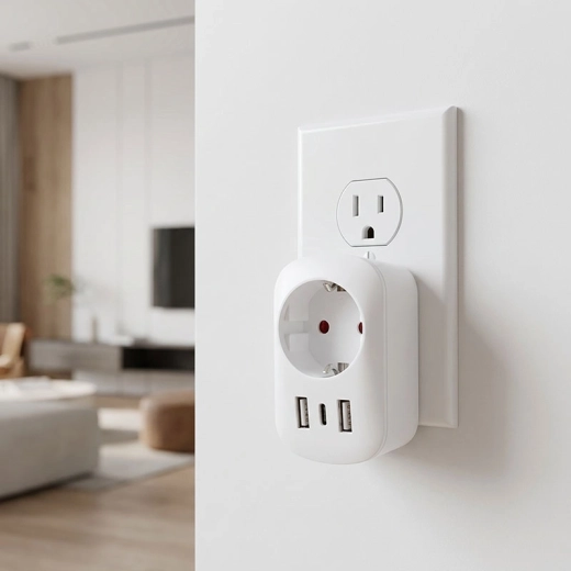 Carga rápida USB-A + USB-C PD (20 W)